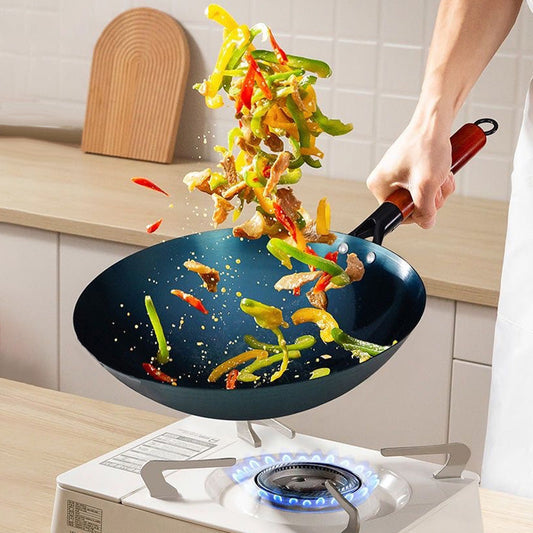 Practical Gift - Home Use Non-Stick Iron Stir-Frying Wok